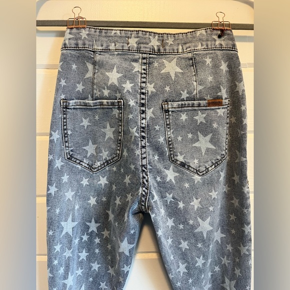 ROCK & ROLL DENIM WOMEN'S STAR HIGH RISE BELL-BOTTOM JEANS SIZE 26x36 - Picture 5 of 10